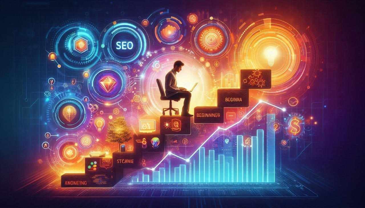 Freelancer learning SEO AI automation and digital skills with income growth chart Freelance Courses List