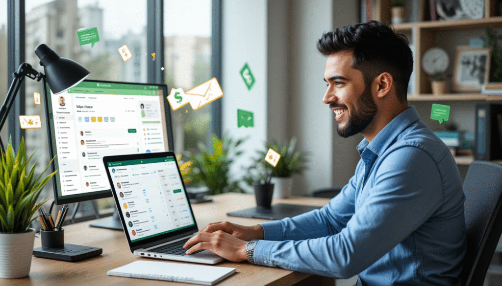 Freelancer reviewing high paying Upwork projects with profile ratings and earnings icons  What Is Upwork