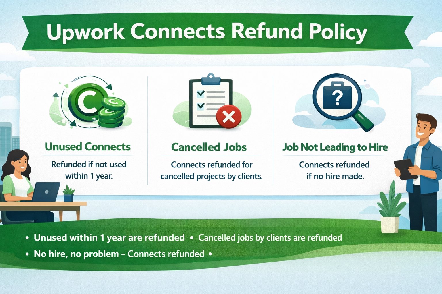 Upwork Connects Refund Policy